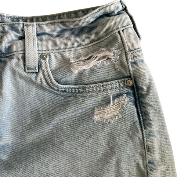 Mavi ~ Women’s Rosie Denim Cutoff Shorts ~ size 25 / 5 ~ distressing throughout - Picture 3 of 13